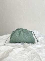 Bottega Veneta Mint Green Mini Pouch 22×12×7cm - 6