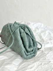 Bottega Veneta Mint Green Mini Pouch 22×12×7cm - 5