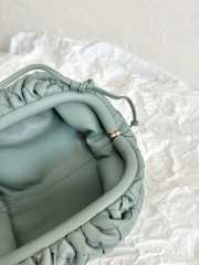 Bottega Veneta Mint Green Mini Pouch 22×12×7cm - 3