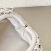 Bottega Veneta White Mini Pouch Bag 22×12×7cm - 6