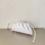 Bottega Veneta White Mini Pouch Bag 22×12×7cm - 3