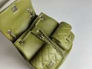 Chanel small backpack in green AS3787 22x25x18cm - 4