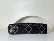 Chanel 22 Bag Shiny Calfskin & Gold-Tone Metal Black 35x37x7cm - 6