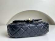 Chanel Bag With Top Handle Black Lambskin & Gold-Tone Metal - 2