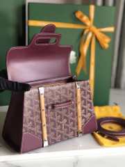 Goyard Sai Gon Mini Burgundy 21x14x8.5cm - 3