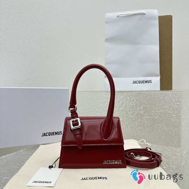 Jacquemus chiquito buckle bag in red 18x15.5x8cm - 1