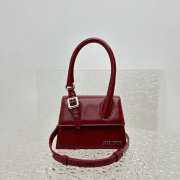 Jacquemus chiquito buckle bag in red 18x15.5x8cm - 6