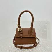 Jacquemus chiquito buckle bag in brown 18x15.5x8cm - 6