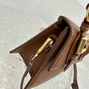 Jacquemus chiquito buckle bag in brown 18x15.5x8cm - 2