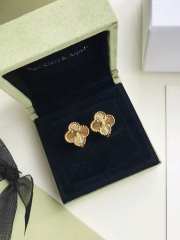 Van Cleef & Arpels Vintage Alhambra 18K White Gold Earrings - 3