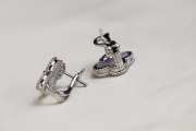 Van Cleef Vintage Alhambra earrings 18K white gold, Mother-of-pearl - 4