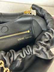 Loewe runway squeeze bag in nappa lambskin black 33x34x13.5cm - 4