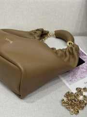 Loewe runway squeeze bag in nappa lambskin light brown 33x34x13.5cm - 6