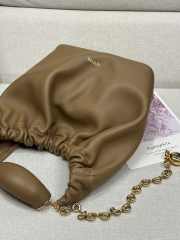 Loewe runway squeeze bag in nappa lambskin light brown 33x34x13.5cm - 3