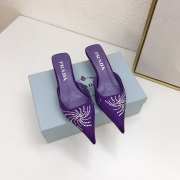 Prada high heel in purple 01 4cm - 5