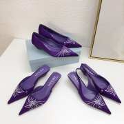 Prada high heel in purple 01 4cm - 2