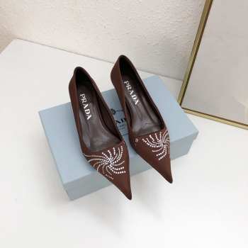 Prada high heel in brown 02 4cm