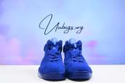 Nke Air Jordan 5 Retro Blue Suede Shoes - 4