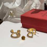 Valentino Vlogo Signature Swarovski Crystal Earrings - 6