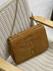 YSL Jamie 4.3 In Suede Large Soft Nappa Bag Brown Caramel 43x29x9cm - 3