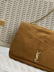 YSL Jamie 4.3 In Suede Large Soft Nappa Bag Brown Caramel 43x29x9cm - 5