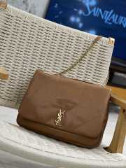 YSL Jamie 4.3 In Lambskin Large Supple Nappa Leather Bag Brown 43×29×9cm - 4