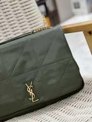 YSL Jamie 4.3 In Lambskin Large Supple Nappa Leather Bag Green 43×29×9cm - 2