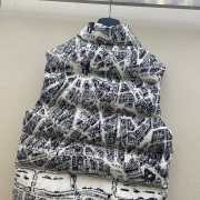 Dior Letter printed puffer vest - 6