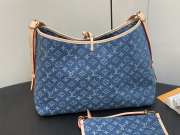 Louis Vuitton M46197 CarryAll MM Denim Bag 39x30x15cm - 4