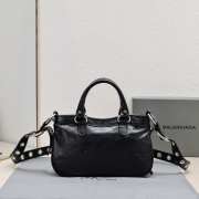 Balenciaga Neo Cagole Small Tote Bag In Black 24x15x5cm - 6