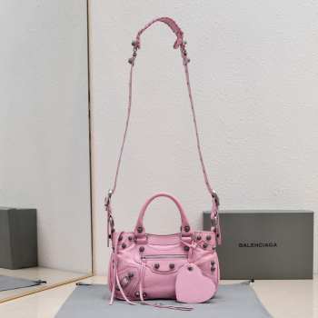 Balenciaga Neo Cagole Small Tote Bag In Pink 24x15x5cm