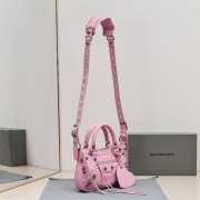 Balenciaga Neo Cagole Small Tote Bag In Pink 24x15x5cm - 5