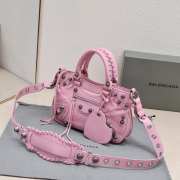 Balenciaga Neo Cagole Small Tote Bag In Pink 24x15x5cm - 3