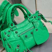 Balenciaga Neo Cagole Small Tote Bag In Green 24x15x5cm - 3