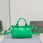 Balenciaga Neo Cagole Small Tote Bag In Green 24x15x5cm - 2