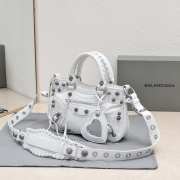 Balenciaga Neo Cagole Small Tote Bag In White 24x15x5cm - 4