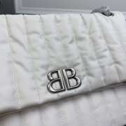 Balenciaga Monaco Chain Bag Quilted In Off White 27.9x18x9.9cm - 2