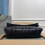 Balenciaga Monaco Chain Bag Quilted In Black  27.9x18x9.9cm - 5