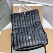 Balenciaga Monaco Chain Bag Quilted In Black  27.9x18x9.9cm - 3