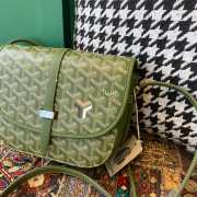 Goyard Belvedere PM Bag In Green 22x7x17cm - 5