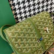 Goyard Belvedere PM Bag In Green 22x7x17cm - 6