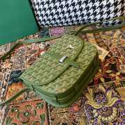 Goyard Belvedere PM Bag In Green 22x7x17cm - 4