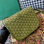 Goyard Belvedere PM Bag In Green 22x7x17cm - 2