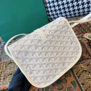 Goyard Belvedere PM Bag In White 22x7x17cm - 6