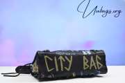 Balenciaga Classic City Mini Graffiti In Black  30*10*20cm - 2