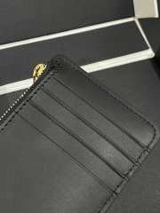 Loewe Card Holder 'Suna Fujita Lemurs' Black 7.5x13x1cm - 6