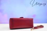 Gucci marmont mini top handle bag 547260 in red 21cm - 3