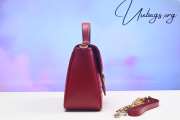 Gucci marmont mini top handle bag 547260 in red 21cm - 4