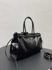 Prada large leather handbag 38.5x23x13cm - 4