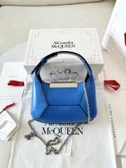 Alexander McQueen Jewelled Hobo Mini Bag in Blue 12x20x8cm - 1